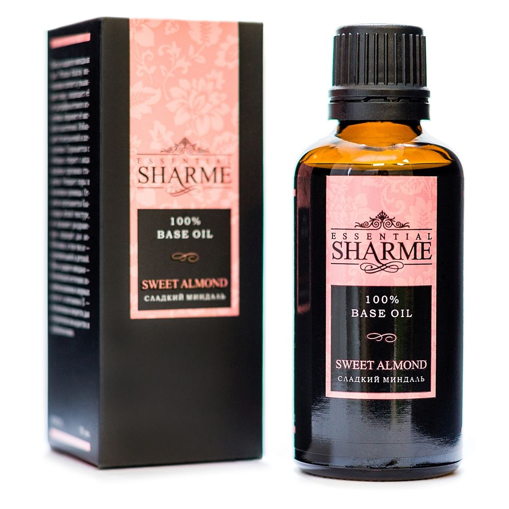 Базовое эфирное масло Sharme Essential «Сладкий миндаль», 50 мл.