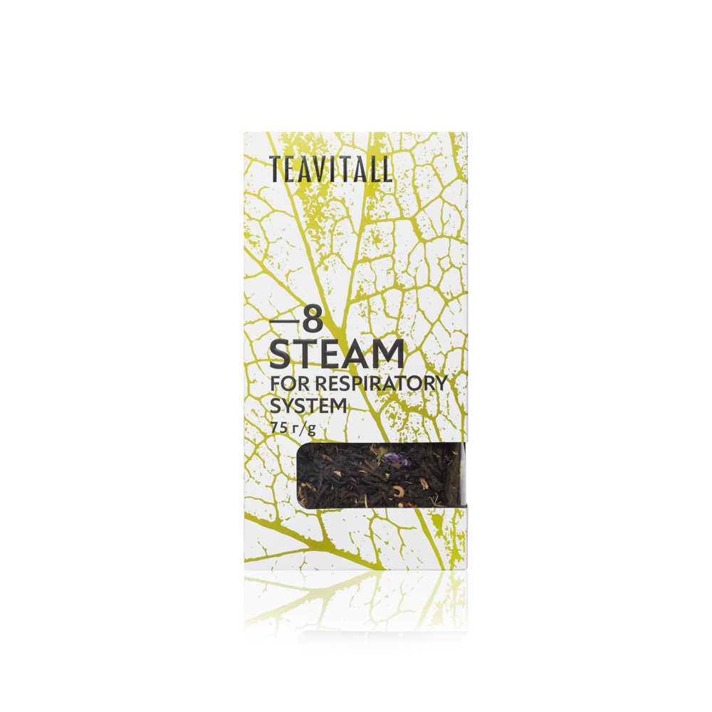 Чайный напиток для дыхательной системы TeaVitall Steam 8, 75 г.