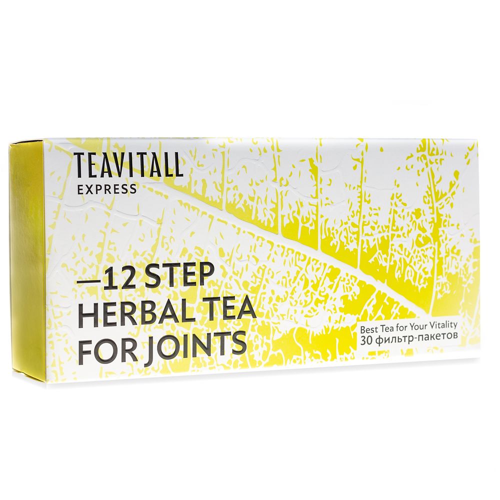 Чайный напиток для оздоровления суставов TeaVitall Express Step 12, 30 фильтр-пакетов