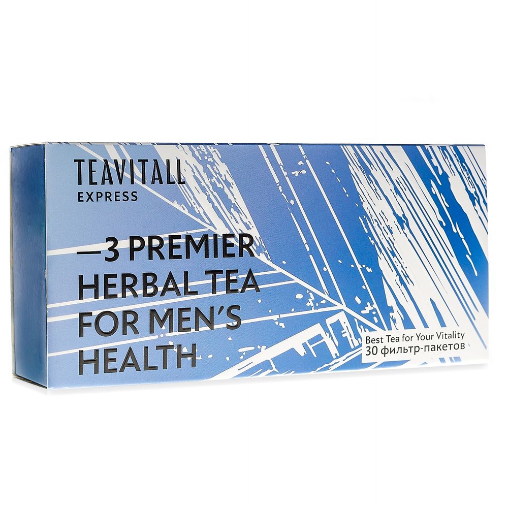 Чайный напиток для мужского здоровья TeaVitall Express Premier 3, 30 фильтр-пакетов