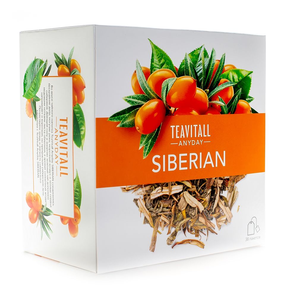 Чайный напиток TeaVitall Anyday «Siberian», 38 фильтр-пакетов