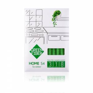 Изображение галереи: Скрабер Твист Green Fiber HOME S4, зеленый