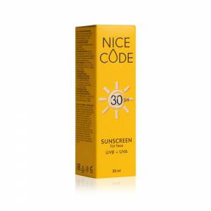 Изображение галереи: NICE CODE Крем для лица солнцезащитный SPF 30, 30 мл