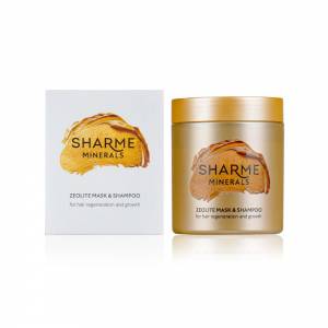 Цеолитовая маска-шампунь Sharme Minerals для восстановления и роста волос