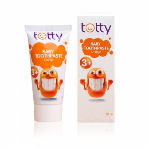 Изображение галереи: Totty Детская зубная паста со вкусом апельсина 3+, 50 мл