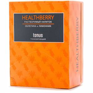 Изображение галереи: Тонизирующий растворимый напиток для бодрости и восстановления сил Healthberry Tonus, 14 саше