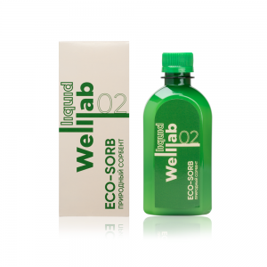 Изображение галереи: Природный сорбент Welllab liquid ECO-SORB для нормализации работы пищеварительной системы, 300 мл