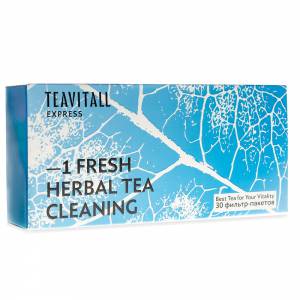 Изображение галереи: Чайный напиток для мягкого очищения организма TeaVitall Express Fresh 1, 30 фильтр-пакетов