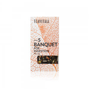 Изображение галереи: Чайный напиток для улучшения пищеварения TeaVitall Banquet 5, 75 г.