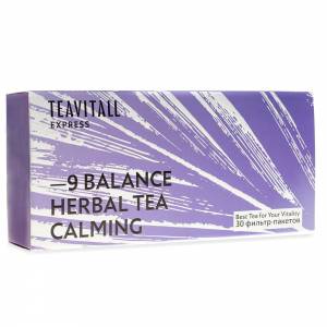 Изображение галереи: Чайный напиток успокаивающий TeaVitall Express Balance 9, 30 фильтр-пакетов