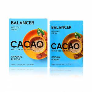 Какао Balancer Cacao на кокосовом молоке Original, 5 шт